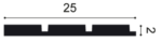 3D стеновые панели — W116 «Линия xl»